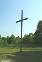 Cross at Blaine Memorial Cemetery