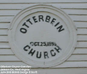 Otterbein Church Sign, Jackson Co., West Virginia