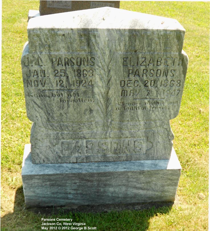 West Virginia Cemetery Preservation AssociationParsons Cemetery