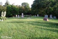 Leon Cemetery, Mason Co., WV - "old" portion of the cemetery overlooking the river