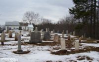 Smith Church Cemetery - Old section - February 2007