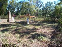 Wallace-McCallister Cemetery after clean-up in Aug. '05