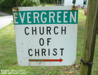 Evergreen Church Cemetery, Putnam Co., WV