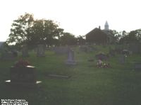 Sunset at Wade Chapel Cemetery, Putnam Co., WV