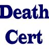 Click here to see death certificate (WV Vital Research Records)